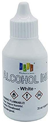 BM RETAIL 1 PCS ALCOHOL INK OF 25 ML CAN BE USED FOR DRAWING MATERIAL(Set of 1, White)