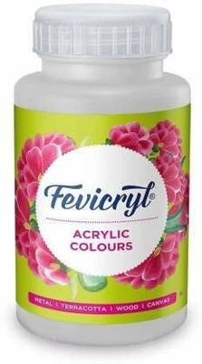 Fevicryl Acrylic Colour (100 Ml) White (Set of 1, White)(Set of 1, White)