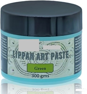 53 Arts Green Lippan Art Paste For Lippan Art 300 Grams-Pack of 1(Set of 1, Multicolor)