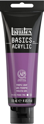 Liquitex Basics 118ml Purple Gray(Set of 1, Purple Gray)