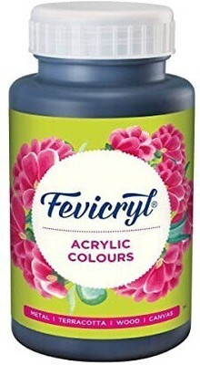 Fevicryl Black 500ml(Set of 1, Black)