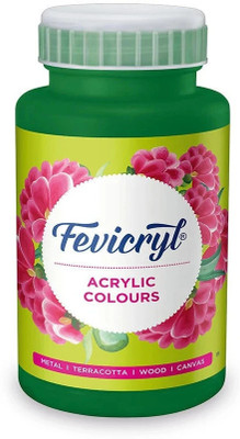Fevicryl Acrylic Colour 500 ml Paint, DIY Art & Craft(Set of 1, Dark Green)
