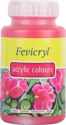 Fevicryl Acrylic Colour 500 ml Paint, DIY Art & Craft(Set of 1, Crimson)