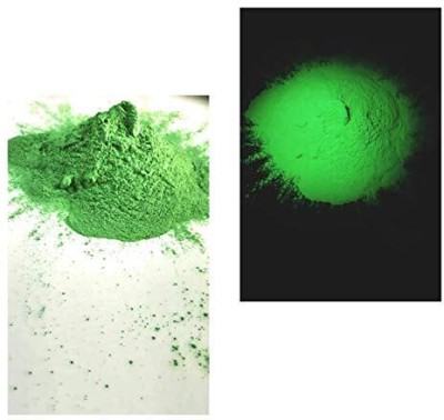 JASH GLOW IN THE DARK Paint Powder Dark-Green 25gm(Set of 1, Dark Green)