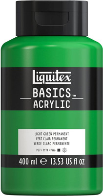 Liquitex Basics 400ml Light Green Permanent(Set of 1, Light Green Permanent)