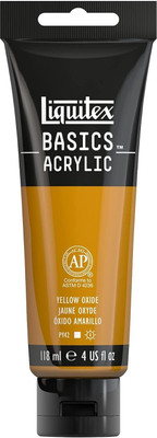 Liquitex Basics 118ml Yellow Oxide(Set of 1, Yellow Oxide)