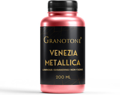 Granotone Acrylic Venezia Metallic Colour 200 ML (PINK)(Set of 1, Pink)