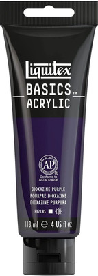 Liquitex Basics 118ml Dioxazine Purple(Set of 1, Dioxazine Purple)
