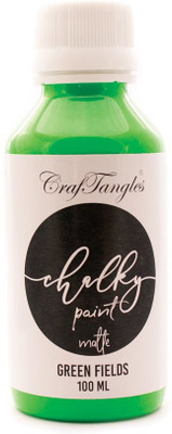 CrafTangles Chalk Paint - Green Fields (100 ml) (CTCPGF100)(Set of 1, Green Fields)