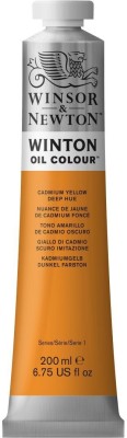 Winsor & Newton Winton Oil Colour - Tube of 200 ML - Cadmium Yellow Deep Hue (115)(Set of 1, Cadmium Yellow Deep Hue)