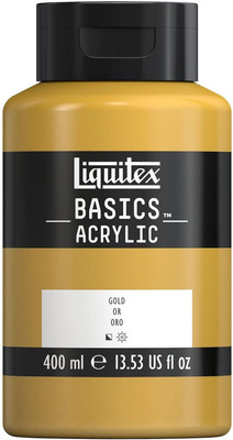 Liquitex Basics 400ml Gold(Set of 1, Gold)