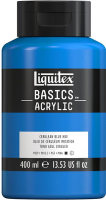 Liquitex Basics 400ml Cerulean Blue Hue(Set of 1, Cerulean Blue Hue)
