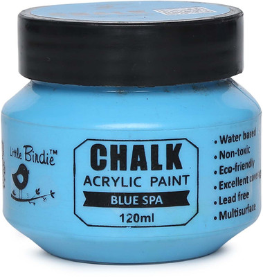 ITSY Bitsy Home Decor Chalk Paint 120ml - Blue Spa(Set of 1, Blue Spa)