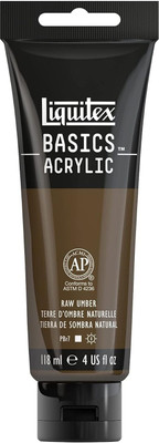 Liquitex Basics 118ml Raw Umber(Set of 1, Raw Umber)
