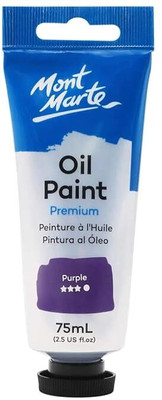 HAKIM'S Premium Oil Paint 75ml(Set of 1, Purple)