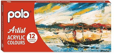 polo colours Polo Artist Acrylic Tubes(Set of 1, Multicolor)