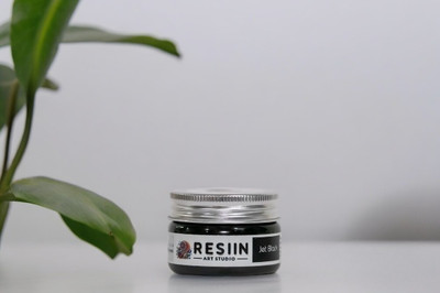 builtform design studio Opaque Resin Art Pigment paste by Resiin Art Studio(75g)(Set of 1, Jet Black)