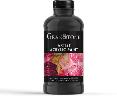 Granotone Acrylic Color Art and Craft Paint(Set of 1, Black)