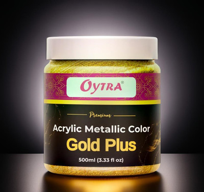 OYTRA Metallic Acrylic Color Paint(Set of 1, Gold)