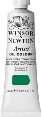 Winsor & Newton Artists' Oil Colour - Tube of 37 ML - Winsor Green Yellow Shade (721)(Set of 1, Winsor Green Yellow Shade)