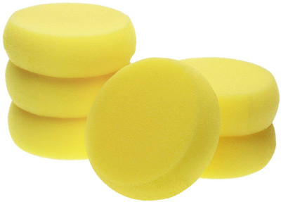 Kandle 6 PCS Round Sponge Synthetic Artist Sponges for Painting Painting Sponge Block(Pack of 6)