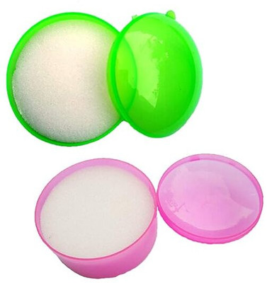 Aabhir Traders Jumbo Quick Count Sponge Damper Pad Cup Currency Counter Assorted Colours Painting Sponge Block(Pack of 2)