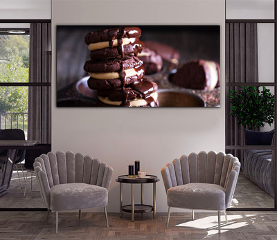 Aadee craft Cookie Wall Art Canvas Print– 24x48 In Canvas 24 inch x 48 inch Painting(Without Frame)