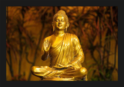 shivang craft buddha photo frame-18_SNC Digital Reprint 14 inch x 20 inch Painting(With Frame)