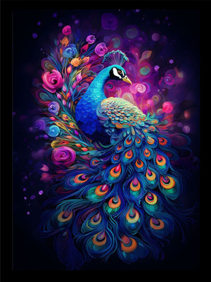 DEKOVA Digital Reprint 12 inch x 9 inch Painting(With Frame)