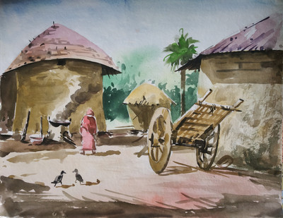 ANSHUL INTERNET Canvas 24 inch x 18 inch Painting(Without Frame)