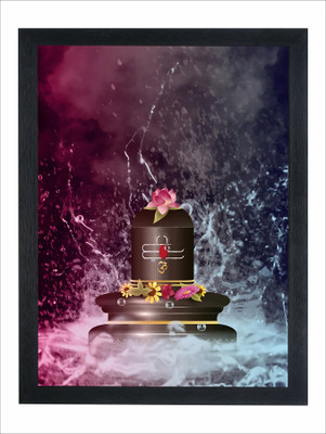 Devatwal Lord Shiva / Shiv Ji Photo Frame For Wall Mounted Painting Digital Reprint 14 inch x 10 inch Painting(With Frame)