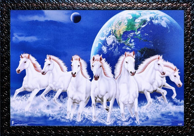 shivang craft Digital Reprint 14 inch x 20 inch Painting(With Frame)