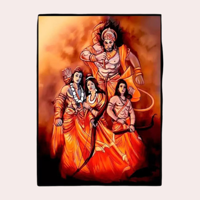 MHridayCraft Unique_Paintings_For_Home decor_HPA94 Digital Reprint 12 inch x 9 inch Painting(With Frame)