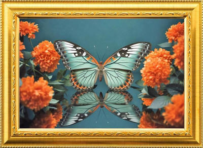 Mmory Elegant Wall Art Digital Reprint 8 inch x 12 inch Painting(With Frame)