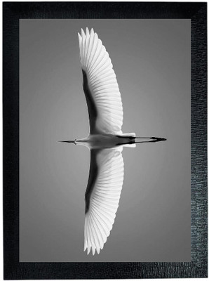 bareth brothers Serene Flight A4 Portrait Frame Digital Reprint 13 inch x 10 inch Painting(With Frame)