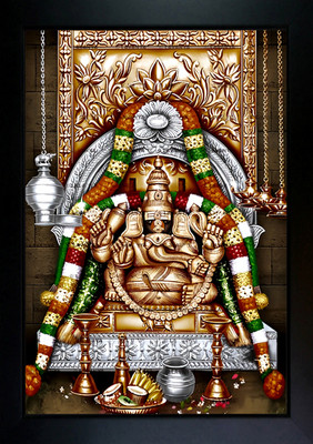 CrowdHall Manakula Vinayagar Photo Frame 10 X 13.5 IN Religious Frame