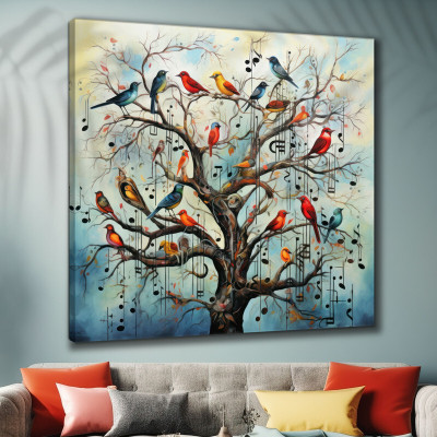 saf Wooden Framed Nature Art Canvas Wall Painting for Home Décor and OfficeCR-267(Multicolor)