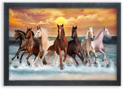 Devatwal Digital Reprint 10 inch x 14 inch Painting(With Frame)