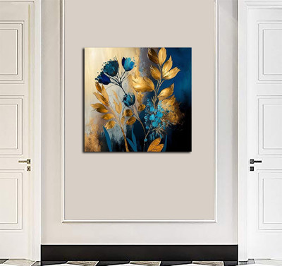 Aadee craft Floral Canvas Art Painting for Living Room | Bedroom | Hotel Canvas Canvas 24 inch x 24 inch Painting(Without Frame)