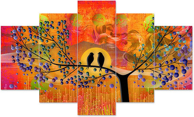 Radhecrafts Radhecrafts,Nature Art MDF UV Textured wall painting for Home decoration Digital Reprint 17 inch x 30 inch Painting(Without Frame)