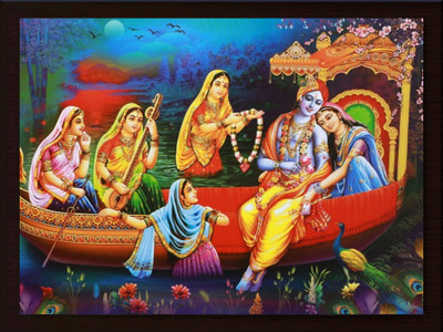 Darsh Craft Radha Krishna Religious Frame