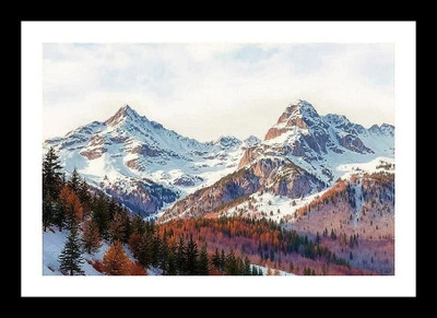 Mmory Digital Reprint 12 inch x 18 inch Painting(With Frame, Pack of 2)