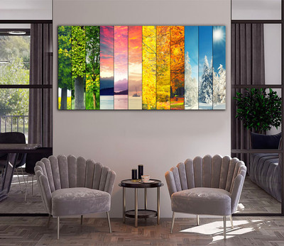 Aadee craft Elegant Wall Art Canvas Print– 24x48 In Canvas 24 inch x 48 inch Painting(Without Frame)