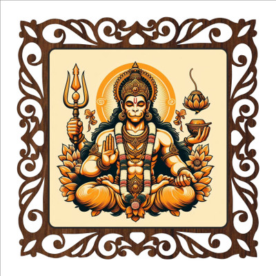 AMOREZ WALL ART SINGLE Digital Reprint 11 inch x 11 inch Painting(With Frame)