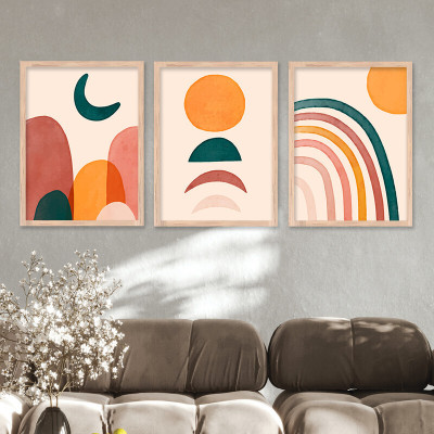 KALIT KALA DECOR Acrylic 18 inch x 14 inch Painting(With Frame, Pack of 3)