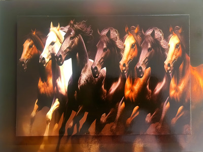 bareth brothers Mystic Riders 3D Wall Scenery Digital Reprint 9 inch x 12 inch Painting(Without Frame)
