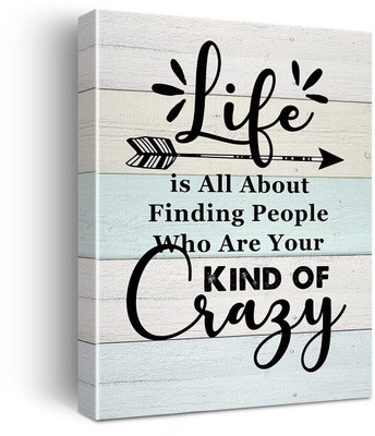 Vedic Vastu Is All About Finding People Who Are Canvas 16 inch x 12 inch Painting(With Frame)