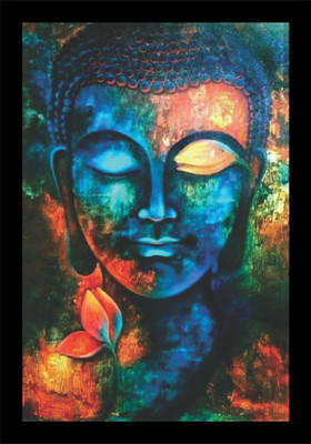 shivang craft Digital Reprint 20 inch x 14 inch Painting(With Frame)