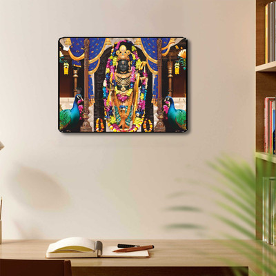 saf Ram lalla ayodhya model murti Digital Reprint 14 inch x 11 inch Painting(With Frame)
