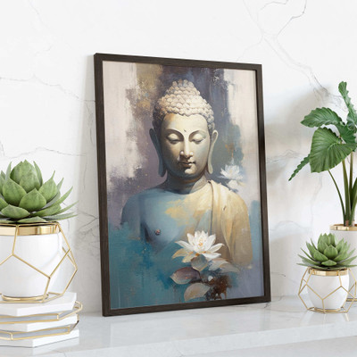 DECO THE HOME Digital Reprint 12 inch x 9 inch Painting(With Frame)